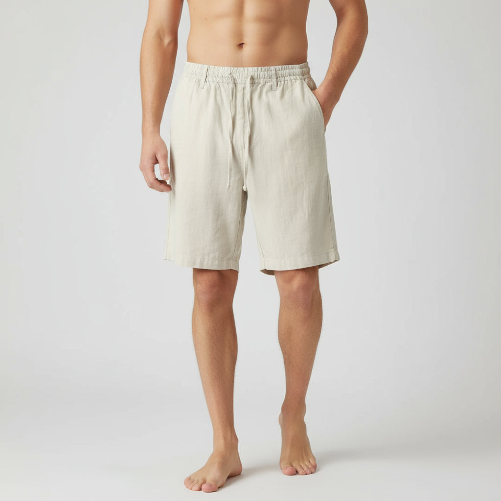 RAVERNO | Men’s Linen Shorts – Summer Tailored