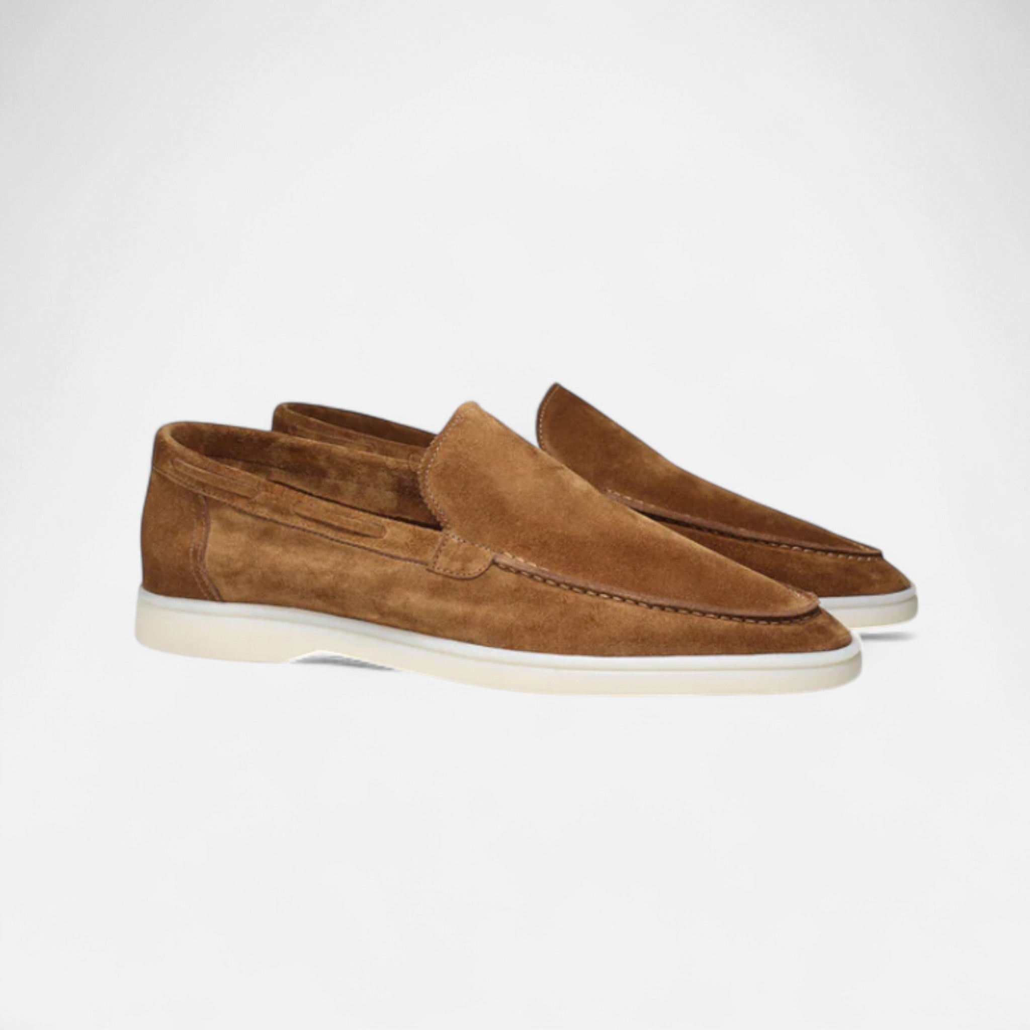 RAVERNO | Men’s Suede Loafers – Timeless Heritage Elegance