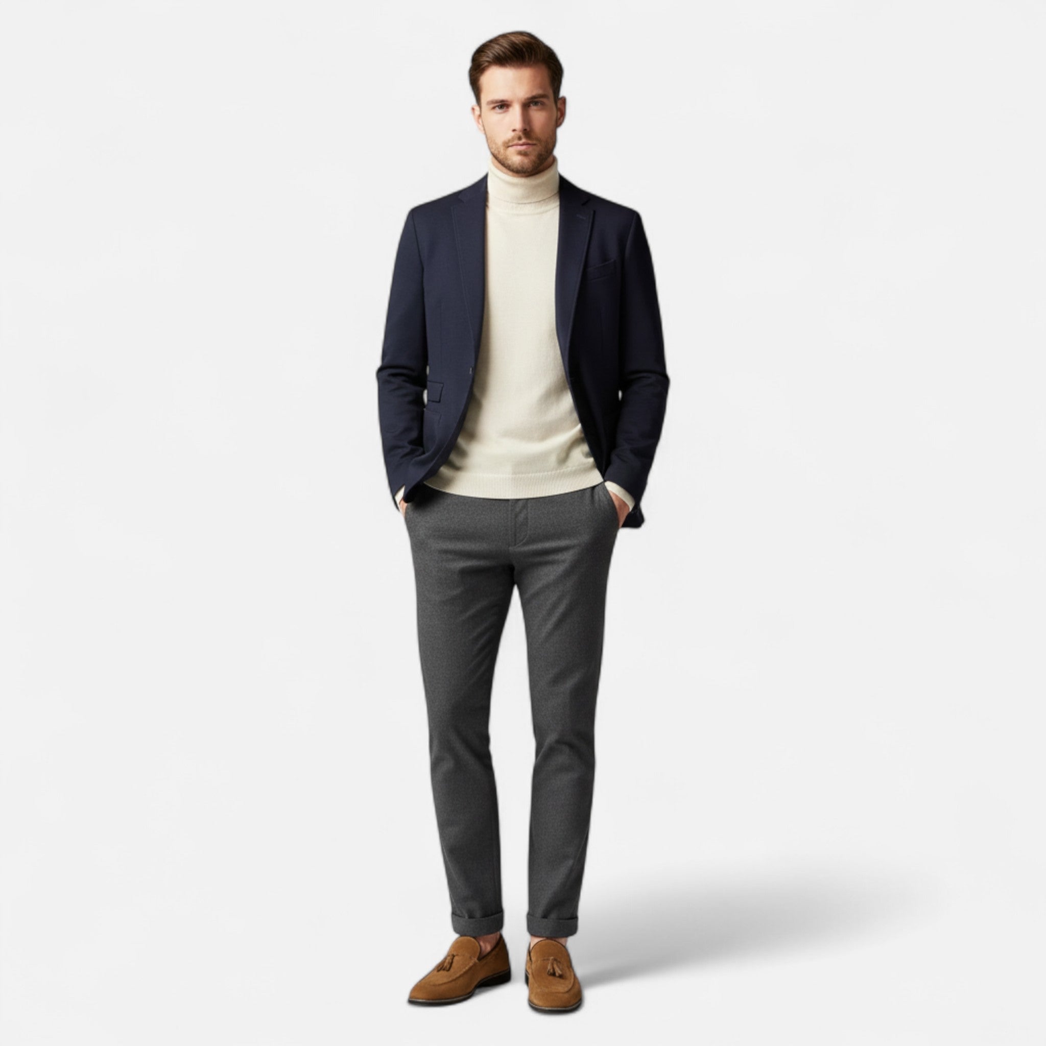 RAVERNO | Men’s Tassel Loafers – Classic British Sophistication