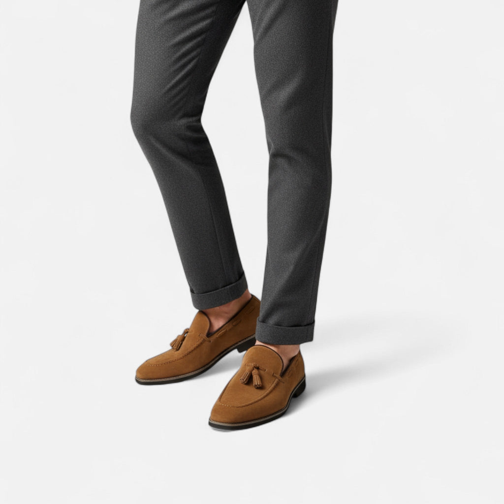 RAVERNO | Men’s Tassel Loafers – Classic British Sophistication
