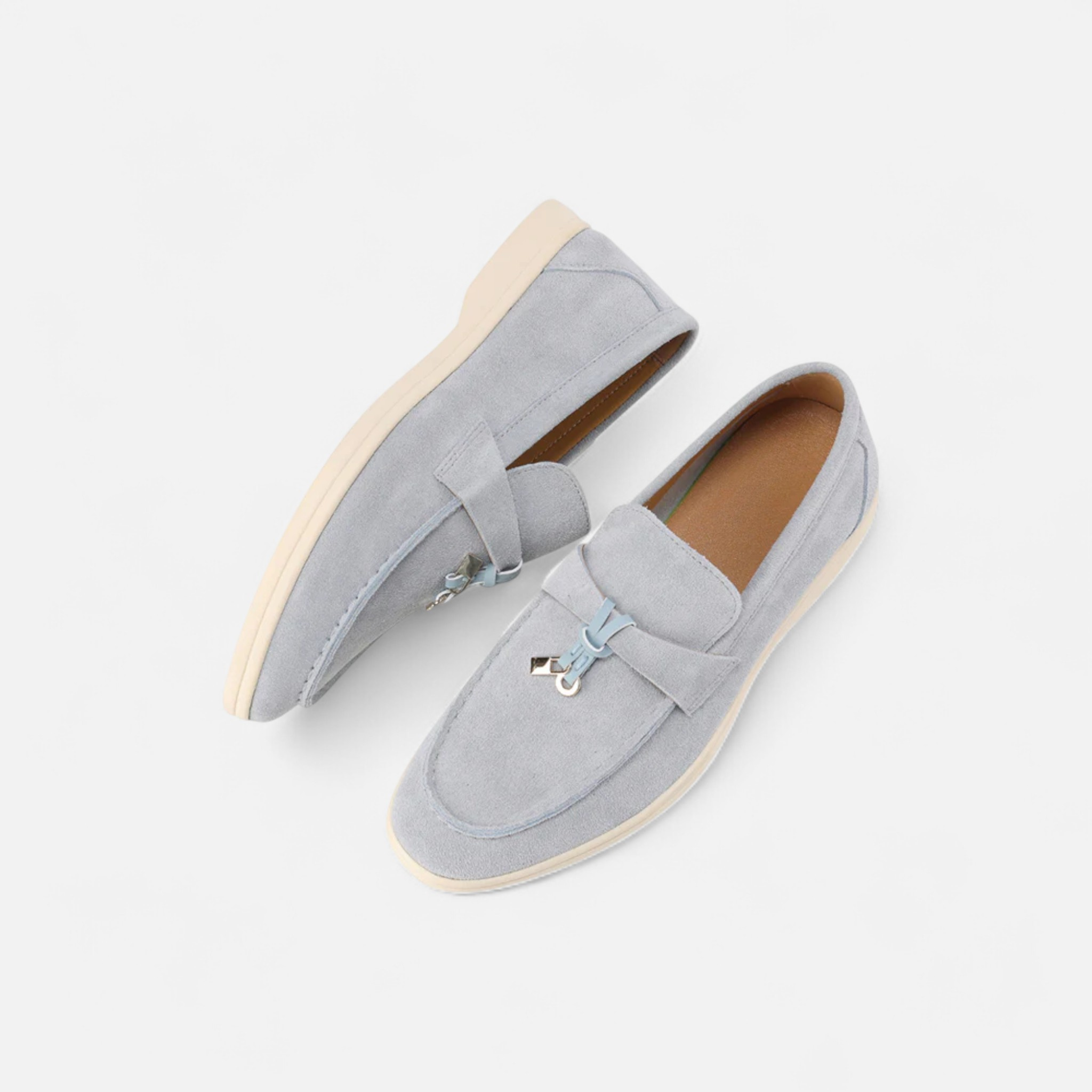 RAVERNO | Women’s Suede Loafers – Timeless Old-Money Elegance