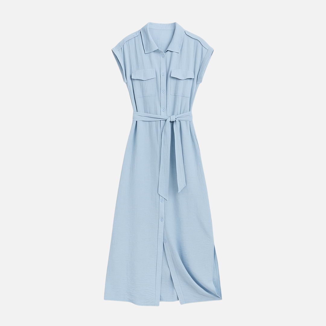 RAVERNO | Women’s Midi A-Line Dress – Vintage Summer Elegance