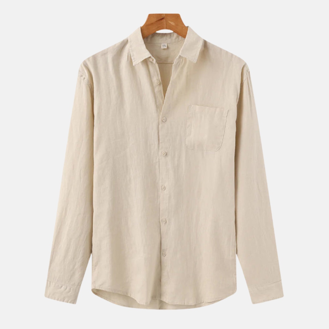 RAVERNO | Men's Cape Town Linen Shirt – Breezy Heritage Elegance