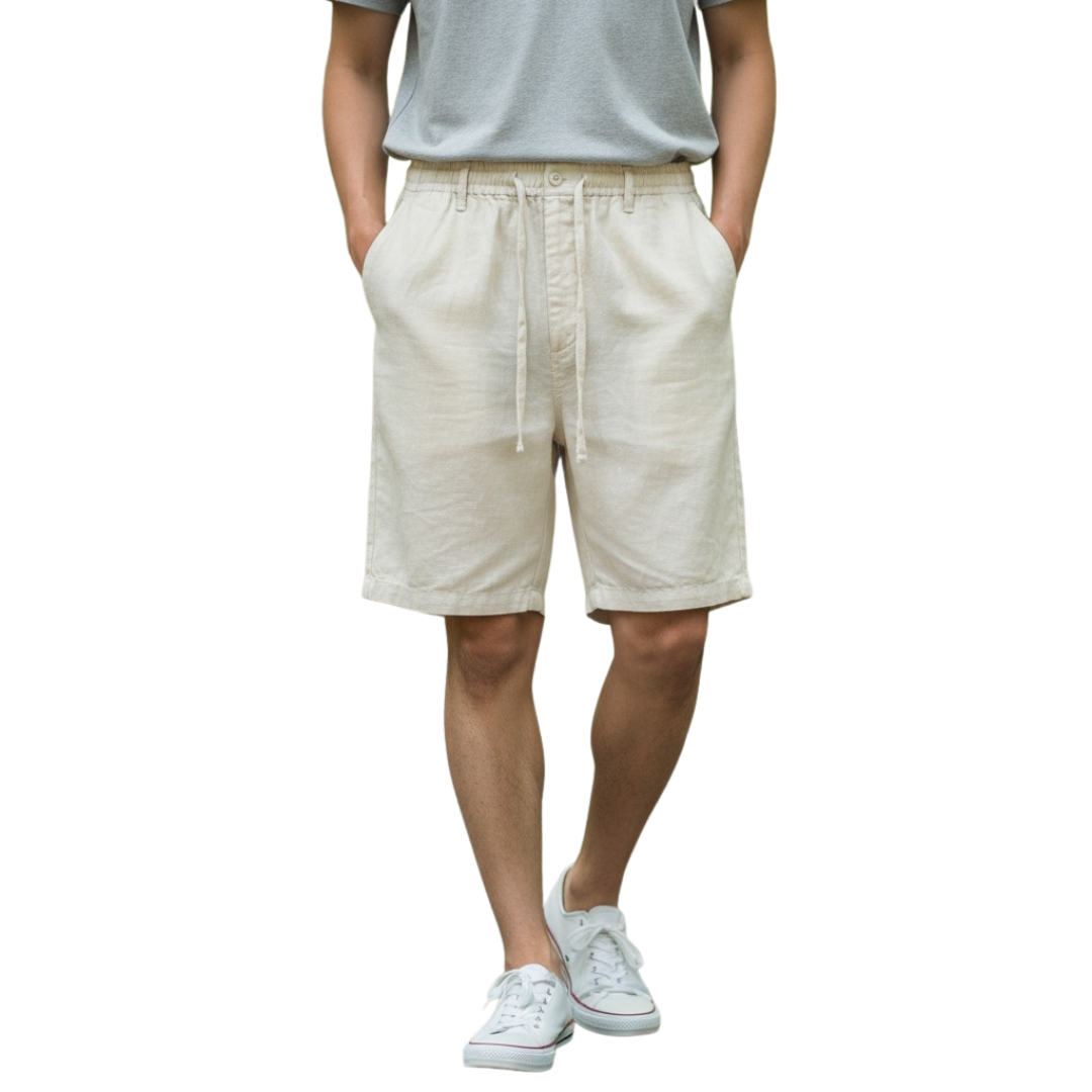 RAVERNO | Men’s Linen Shorts – Summer Tailored