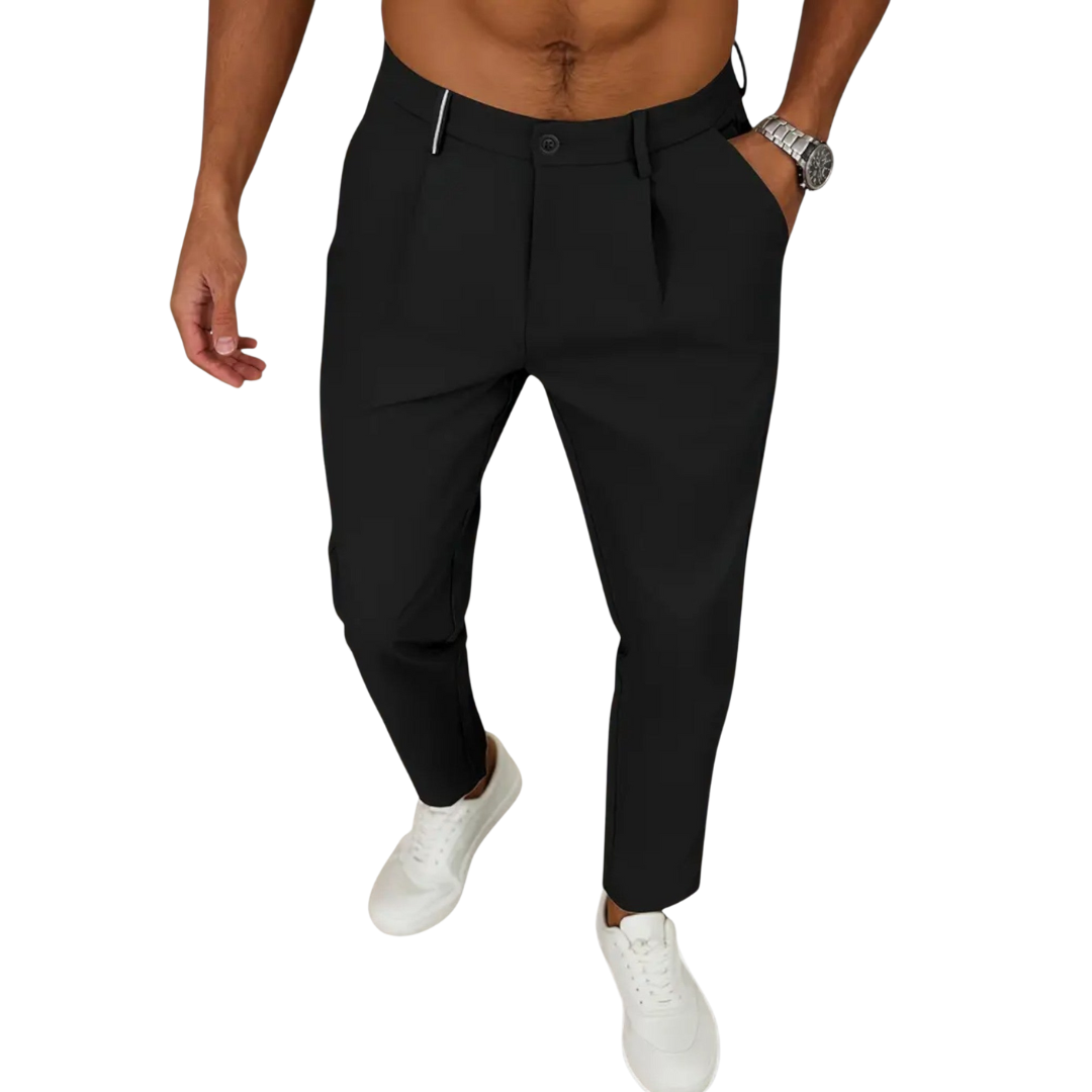 RAVERNO | Men’s Pleated Trousers – Classic Casual Heritage