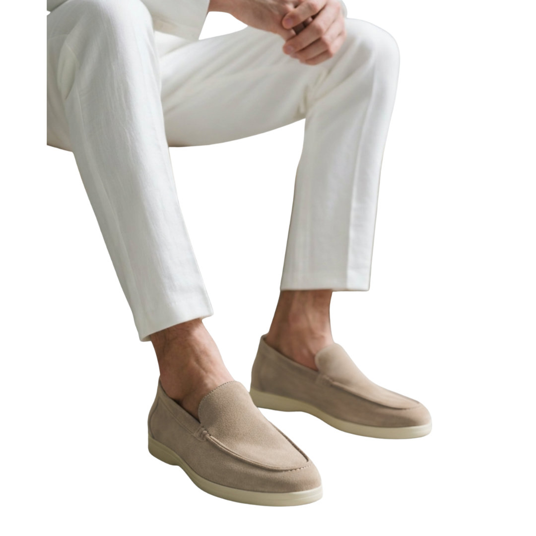 RAVERNO | Men’s Suede Loafers – Old Money Elegance