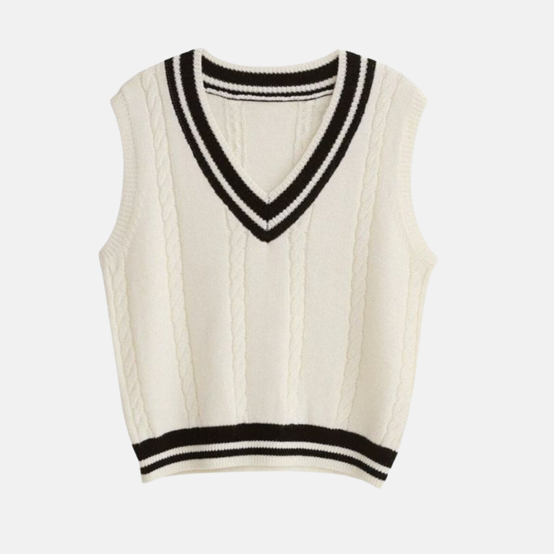 RAVERNO | Women’s Sweater Vest – Lady’s Rich Knit
