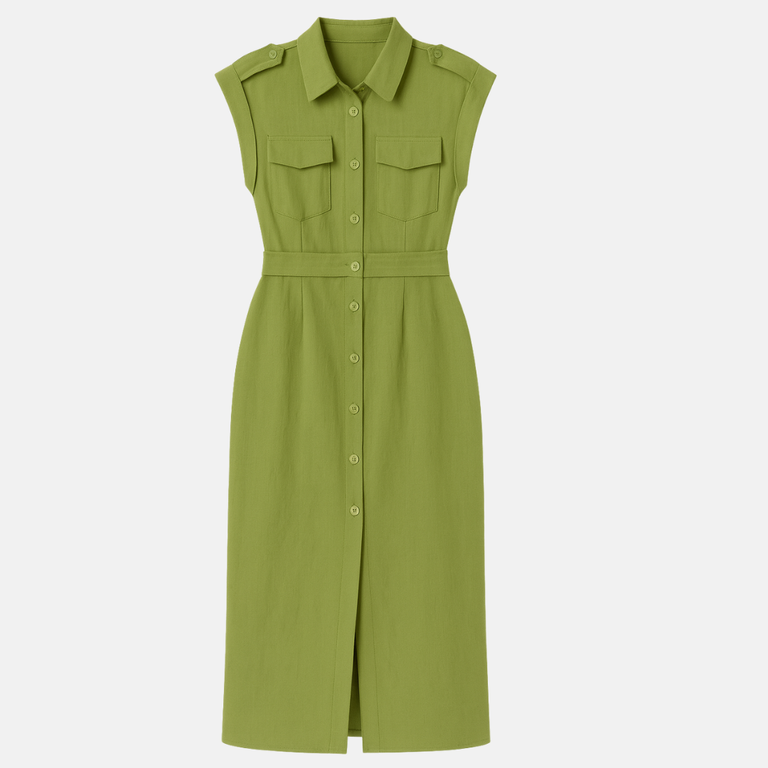 RAVERNO | Women’s Midi A-Line Dress – Vintage Summer Elegance