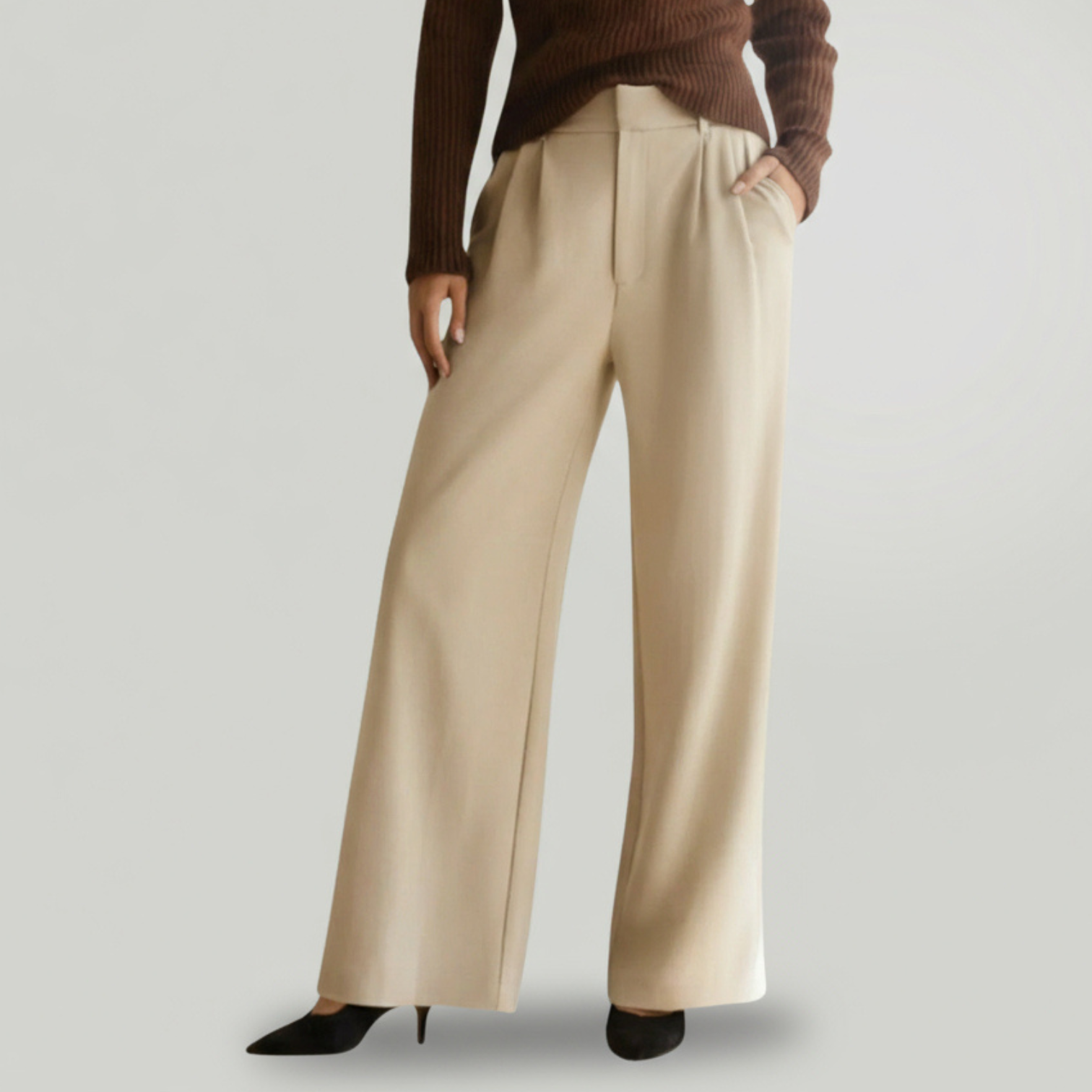 RAVERNO | Women’s Wide-Leg Pants – Fluid Elegance