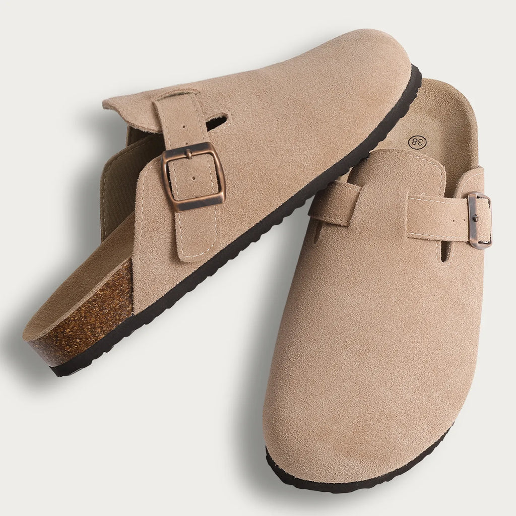 RAVERNO | Men's Suede Clogs – Effortless Elegance in Every Step