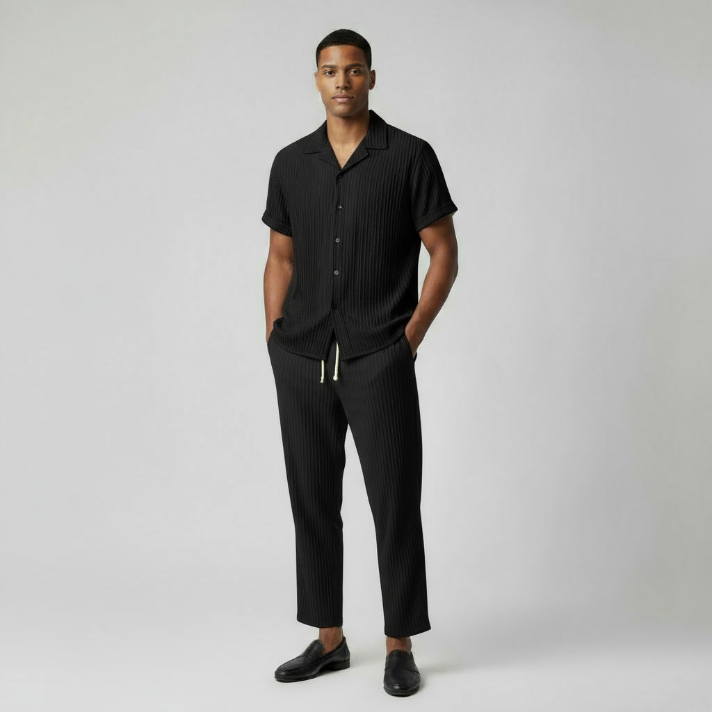 RAVERNO | Men’s Short-Sleeved Set – Palawan Relaxed Duo