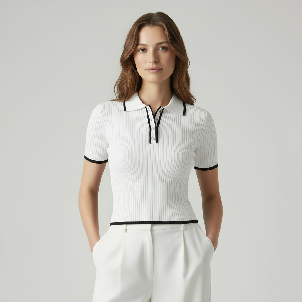 RAVERNO | Women’s Knitted Pullover – Heritage Patchwork Elegance