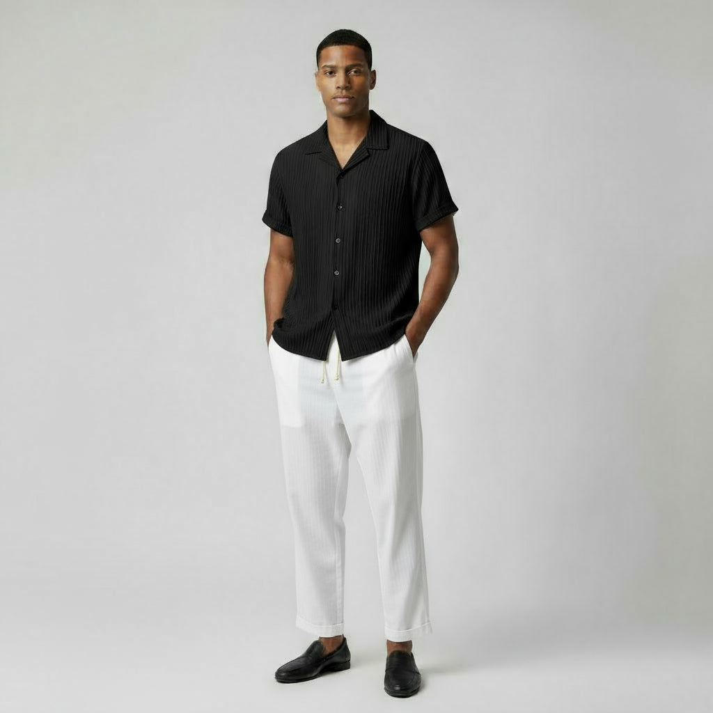 RAVERNO | Men’s Short-Sleeved Set – Palawan Relaxed Duo