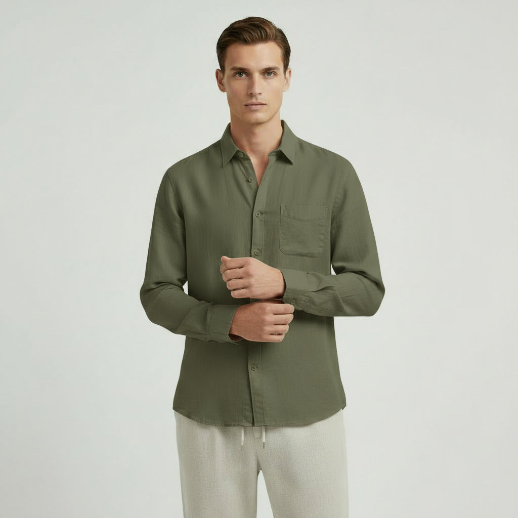 BYRAVERNO | Linen Shirt Cape Town – 100% Linen Elegance