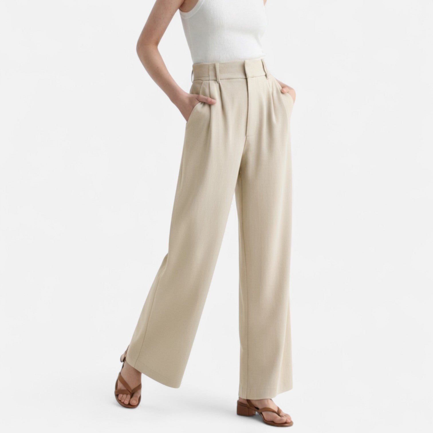 RAVERNO | Women’s Wide-Leg Trousers – Fluid Elegance