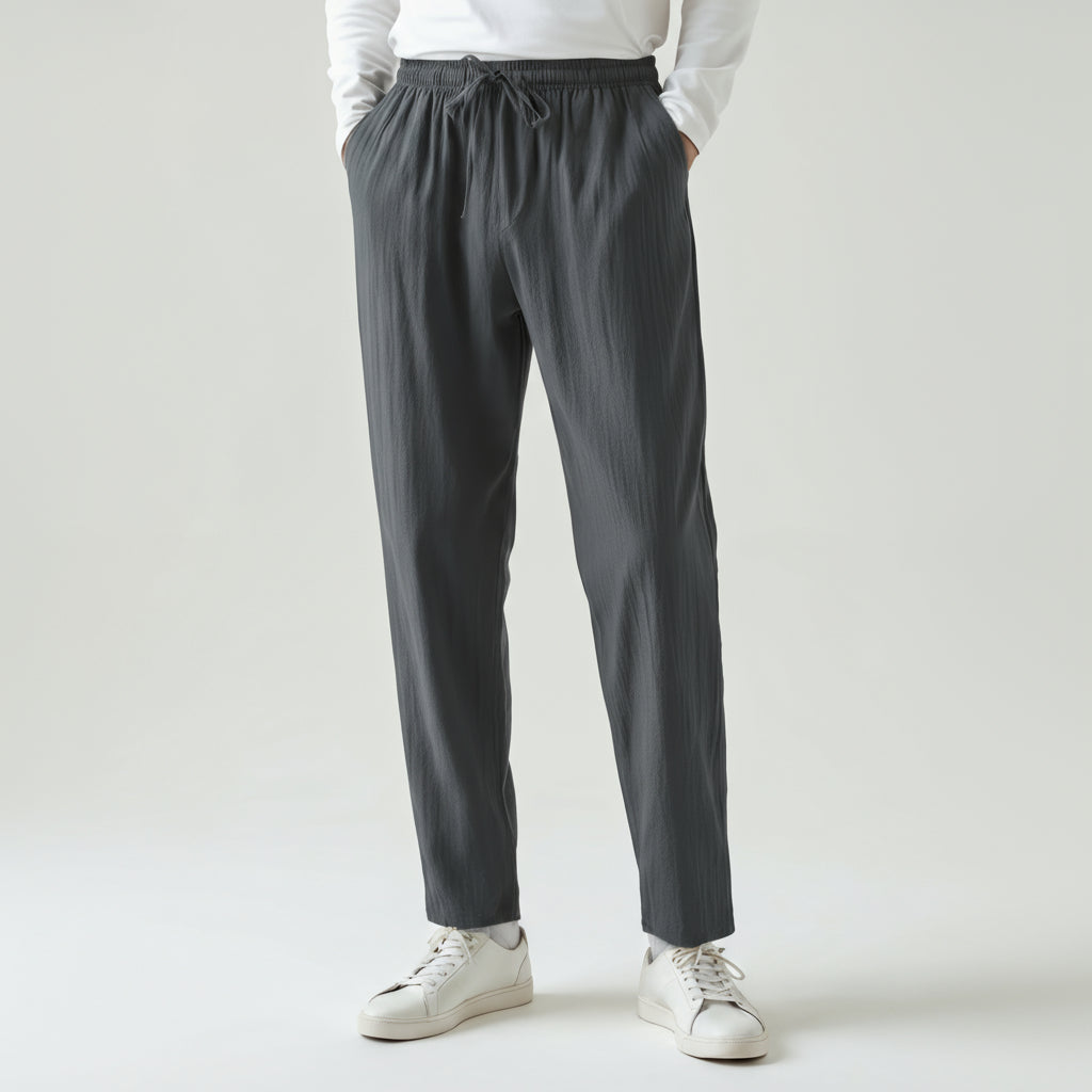 RAVERNO | Men’s Linen Pantalon – Zanzibar Refined Ease