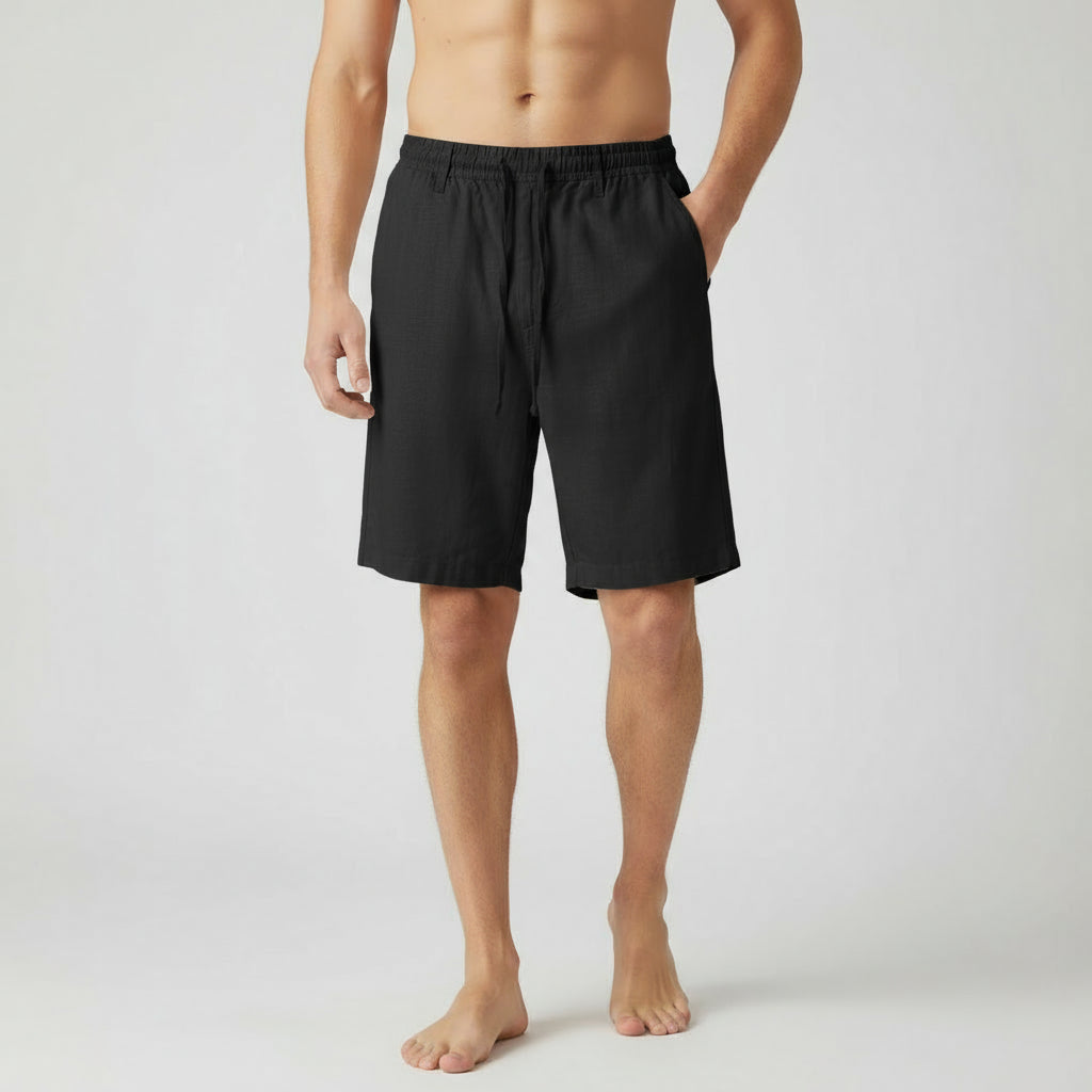 RAVERNO | Men’s Linen Shorts – Summer Tailored