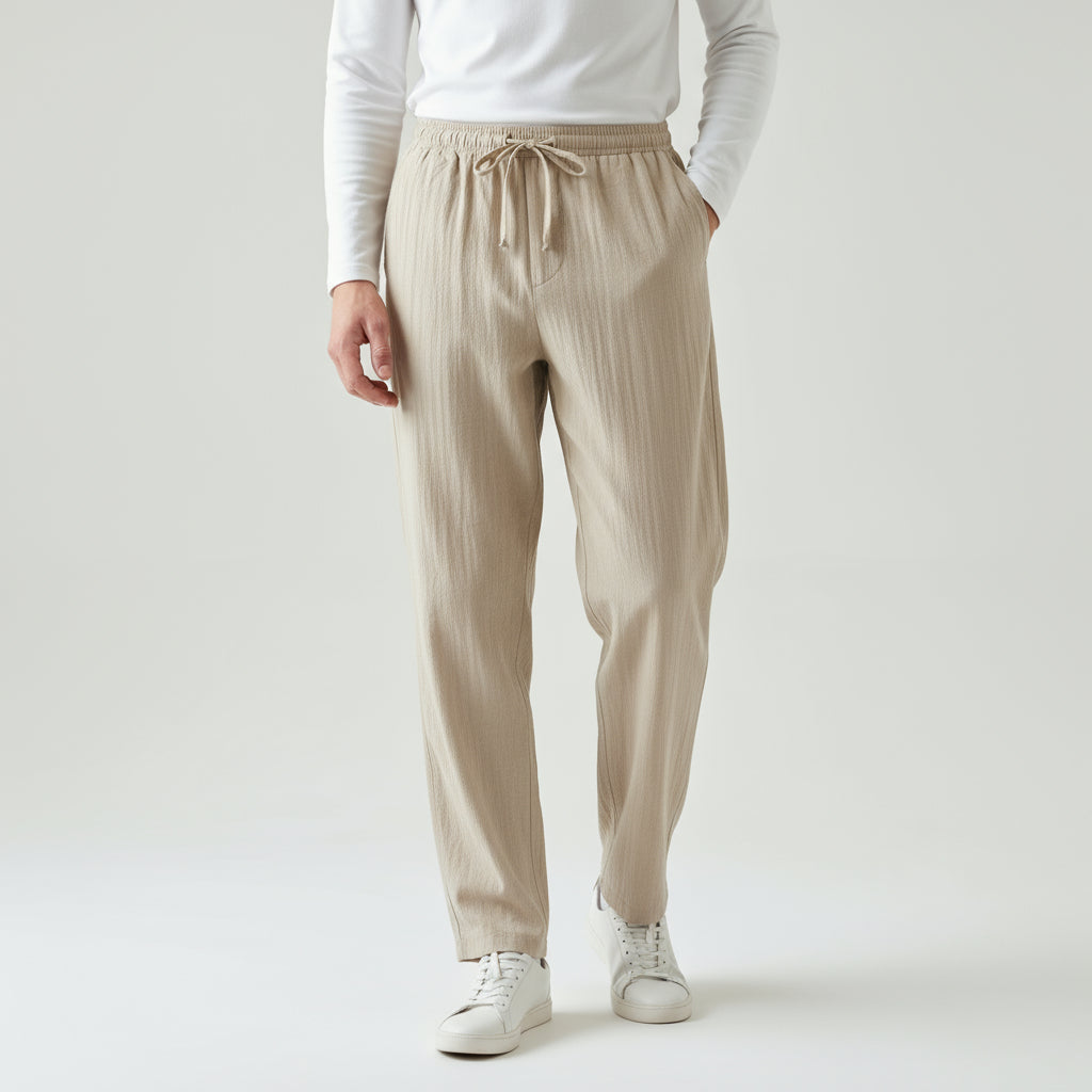 RAVERNO | Men’s Linen Pantalon – Zanzibar Refined Ease