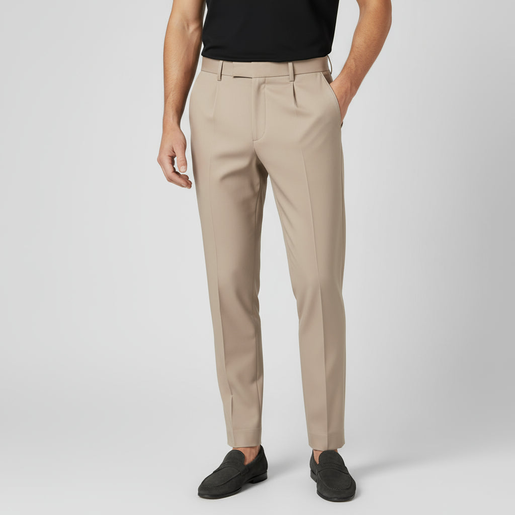 RAVERNO | Men’s Pleated Trousers – Classic Casual Heritage
